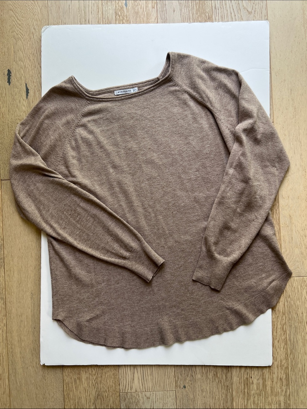 L - Staccato pullover sweater, oatmeal